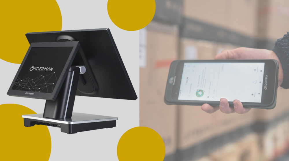 Orderman Kassa im modernen Stil mit Orderman 10 kombiniert